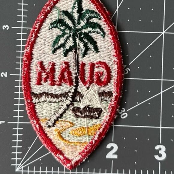 WW2 Guam 1st Design Command Patch - #1303 - Picture 2 of 2